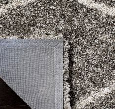 Classic Grey Shaggy Hall Rug