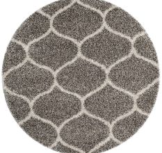 Classic Grey Shaggy Hall Rug