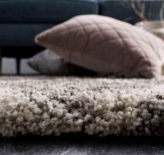 Classic Grey Shaggy Hall Rug
