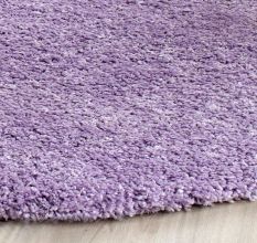 Modern Purple Geometric Home Rug