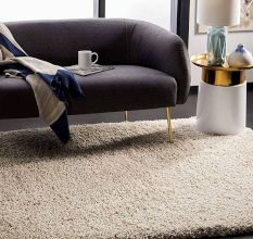 Modern Geometric Hall Rug