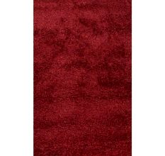 Modern Maroon Geometric Bedroom Rug