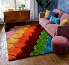 Modern Multi Geometric Dining Mat