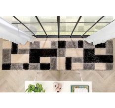 Modern Multicolor Geometric Home Mat