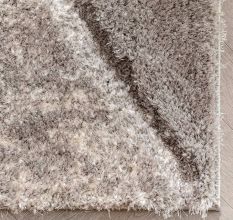 Modern Handmade Geometric Hall Rug