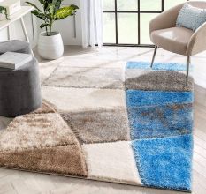 Modern Geometric Minimalist Rug