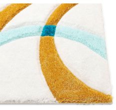Modern Geometric Hall Carpet