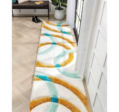 Modern Geometric Hall Carpet