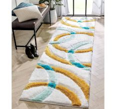 Modern Geometric Hall Carpet