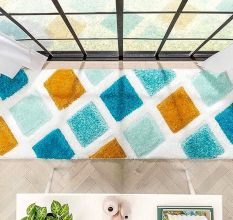 Textured Handwoven Living Rug