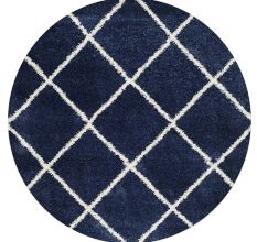 Modern Handknotted Shaggy Home Rug