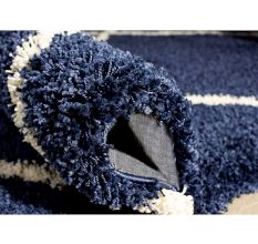 Modern Handknotted Shaggy Home Rug