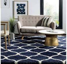 Elegant Shaggy Bedroom Carpet