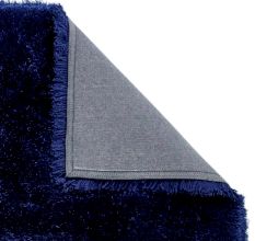 Modern Navy Blue Shaggy Rug