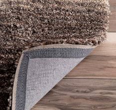 Handmade Navy Geometric Hall Rug