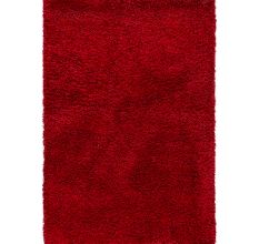 Bold Red Handwoven Hall Rug