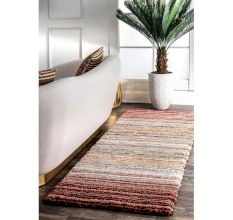 Soft Rainbow Textured Hall Mat