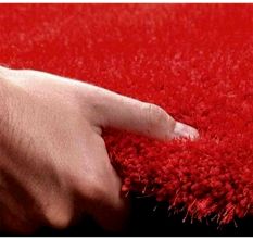 Artisan Red Shaggy Bedroom Carpet