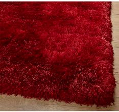 Artisan Red Shaggy Bedroom Carpet