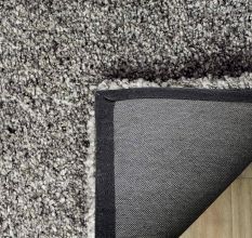 Modern grey Shaggy Hall Rug