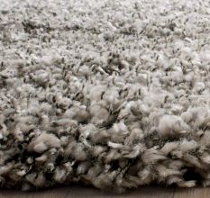 Modern grey Shaggy Hall Rug