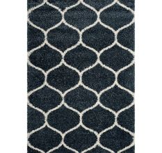Soft Blue Shaggy Hall Carpet
