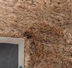 Modern Sand Shaggy Home Rug