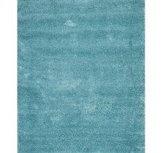 Handmade Bedside Sky Blue Rug