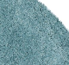 Handmade Bedside Sky Blue Rug