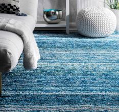 Handmade Ombre Shag Rug