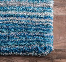 Handmade Ombre Shag Rug