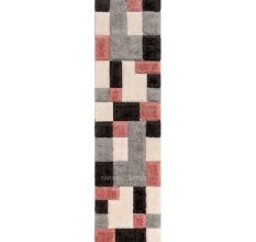 Modern Multicolor Geometric Dining Rug