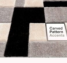 Modern handmade Shaggy Hall Rug