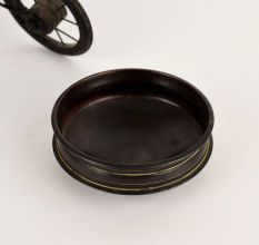 Vintage Floral Brass Urli for Home Decor