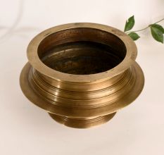 Vintage Deep Brass Pot for Decoration