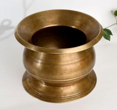 Traditional Brass Water Pot in Antique Finish