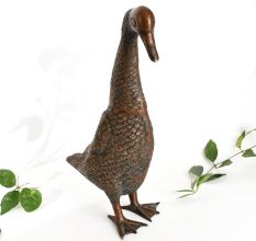 Decorative Brass Goose Statue for Collection