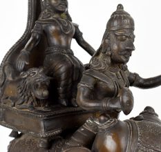 Divine Elephant Chariot Pair for Decoration