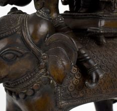Divine Elephant Chariot Pair for Decoration