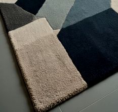 Handtufted Geometric Patchwork Rug