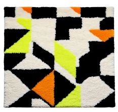 Handtufted Modern Triangle Fusion Rug