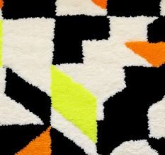 Handtufted Modern Triangle Fusion Rug