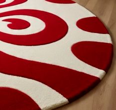 Handtufted Cherry Swirl Nursery Rug