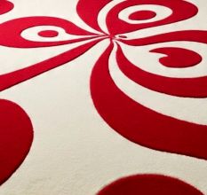Handtufted Cherry Swirl Nursery Rug