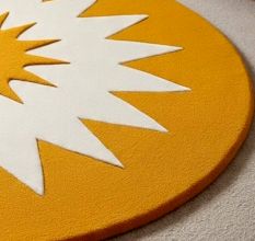 Handtufted Sunny Rayburst Play Rug