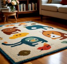 Handtufted Whimsical Animal Rug