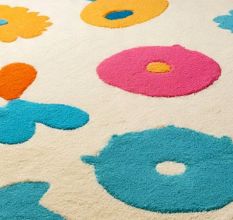 Handtufted Playful Floral Candy Rug