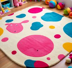 Handtufted Whimsy Jumbo Dot Rug