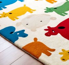 Handtufted Animal Jigsaw Play Rug