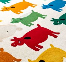 Handtufted Animal Jigsaw Play Rug